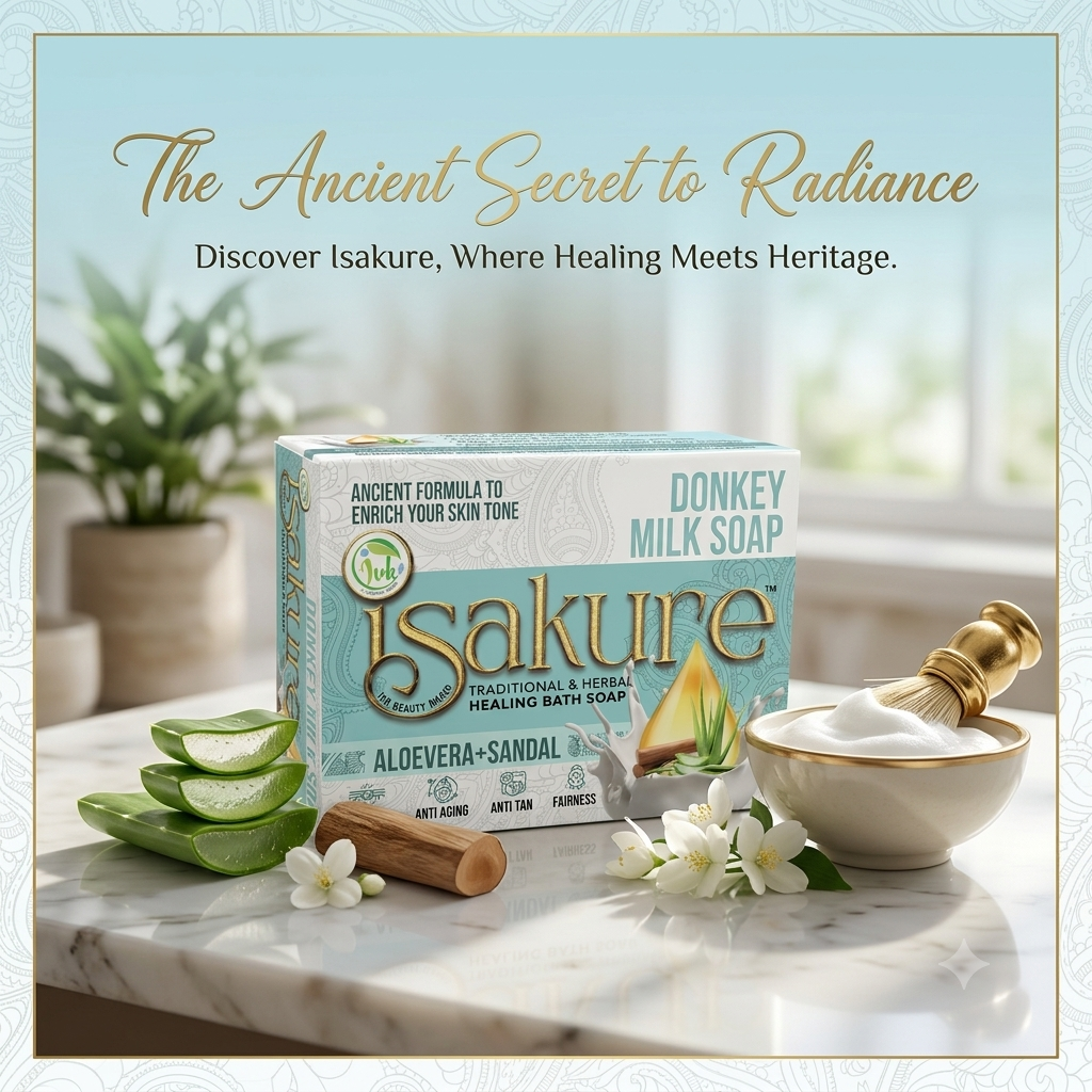 iSakure Donkey Milk & Herbal Soap