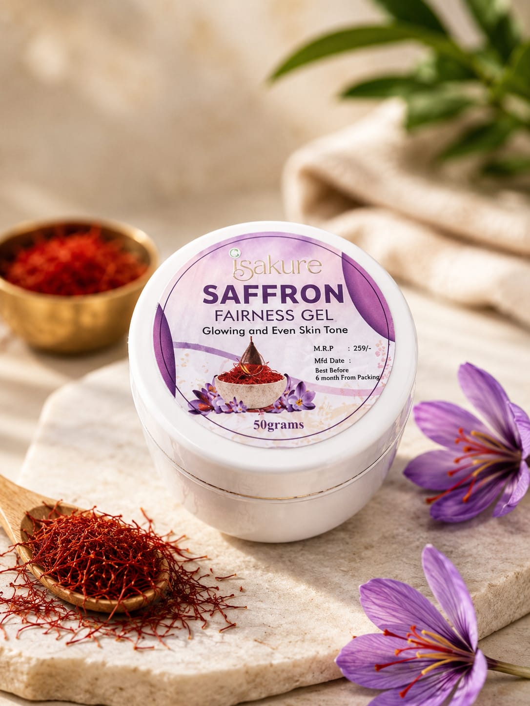 Saffron Fairness Gel