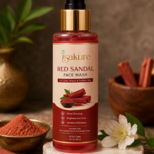 Isakure Red Sandal Face Wash