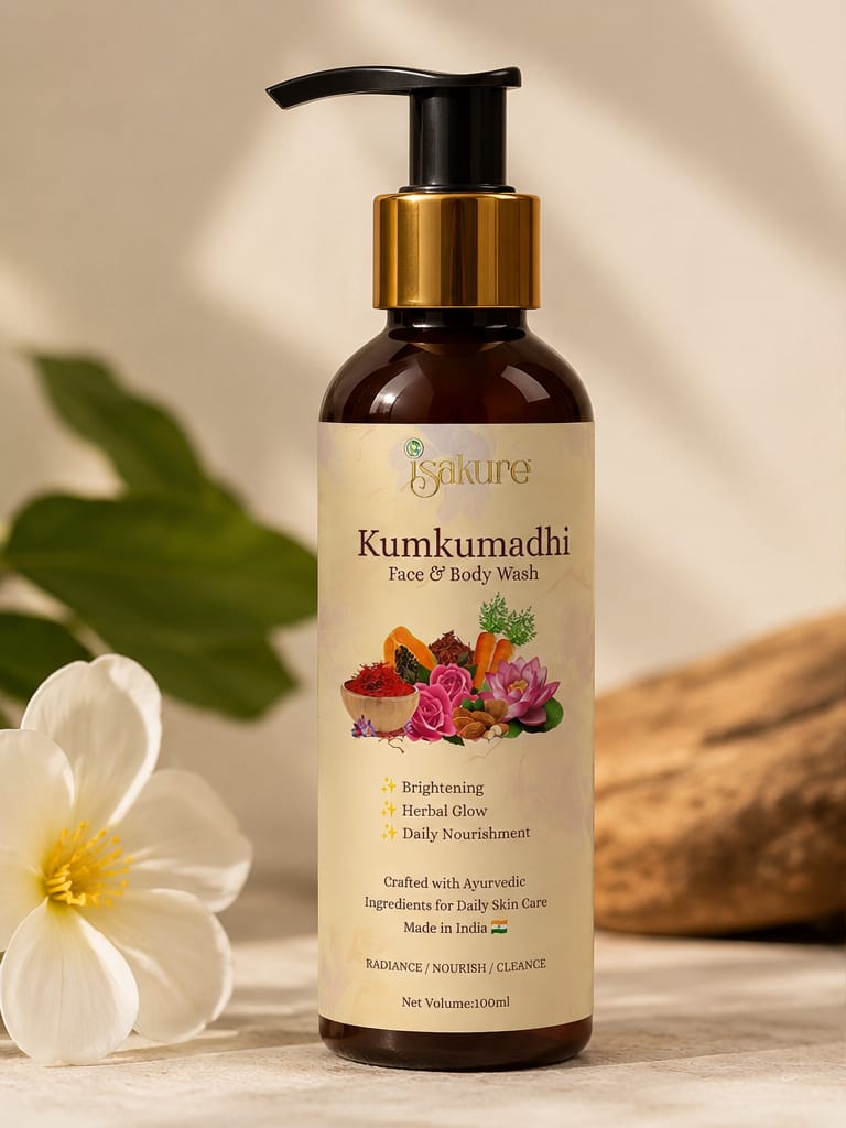 Isakure Kumkumadhi Face & Body Wash
